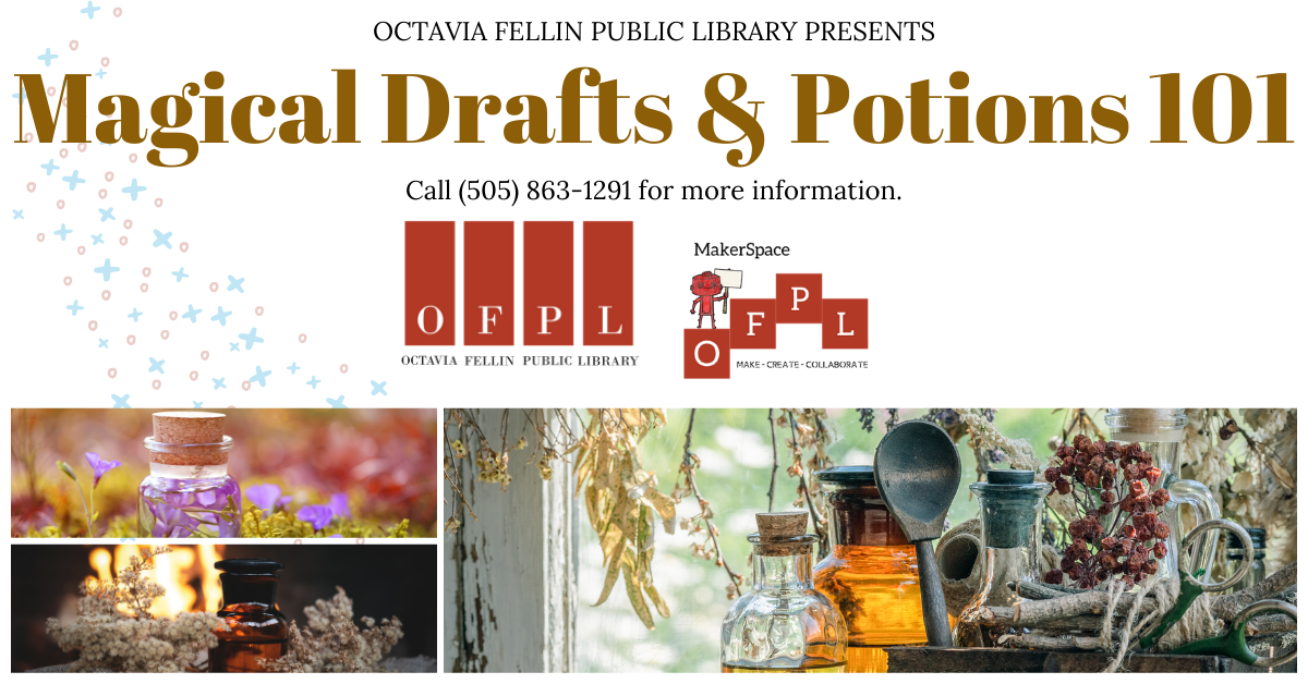 Potions Library Program Magical Drafts & Potions 101 – Octavia Fellin Public Library